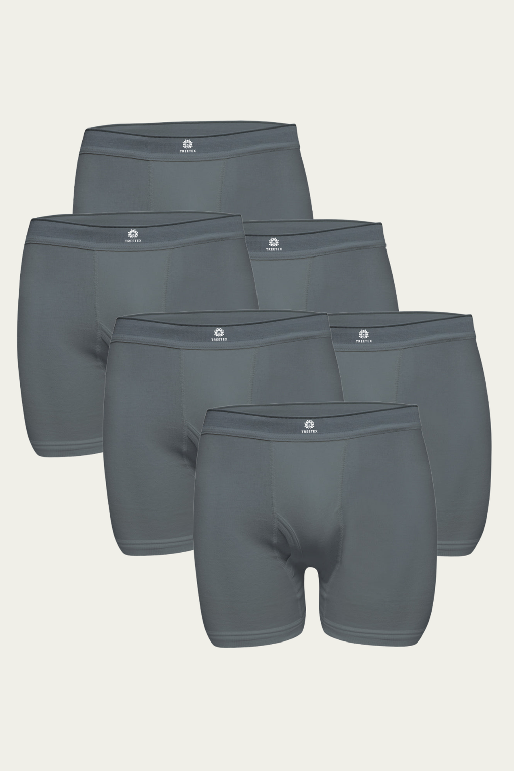 Men Interlock Boxershort Underwear (Pack of 6) - 3 Colors