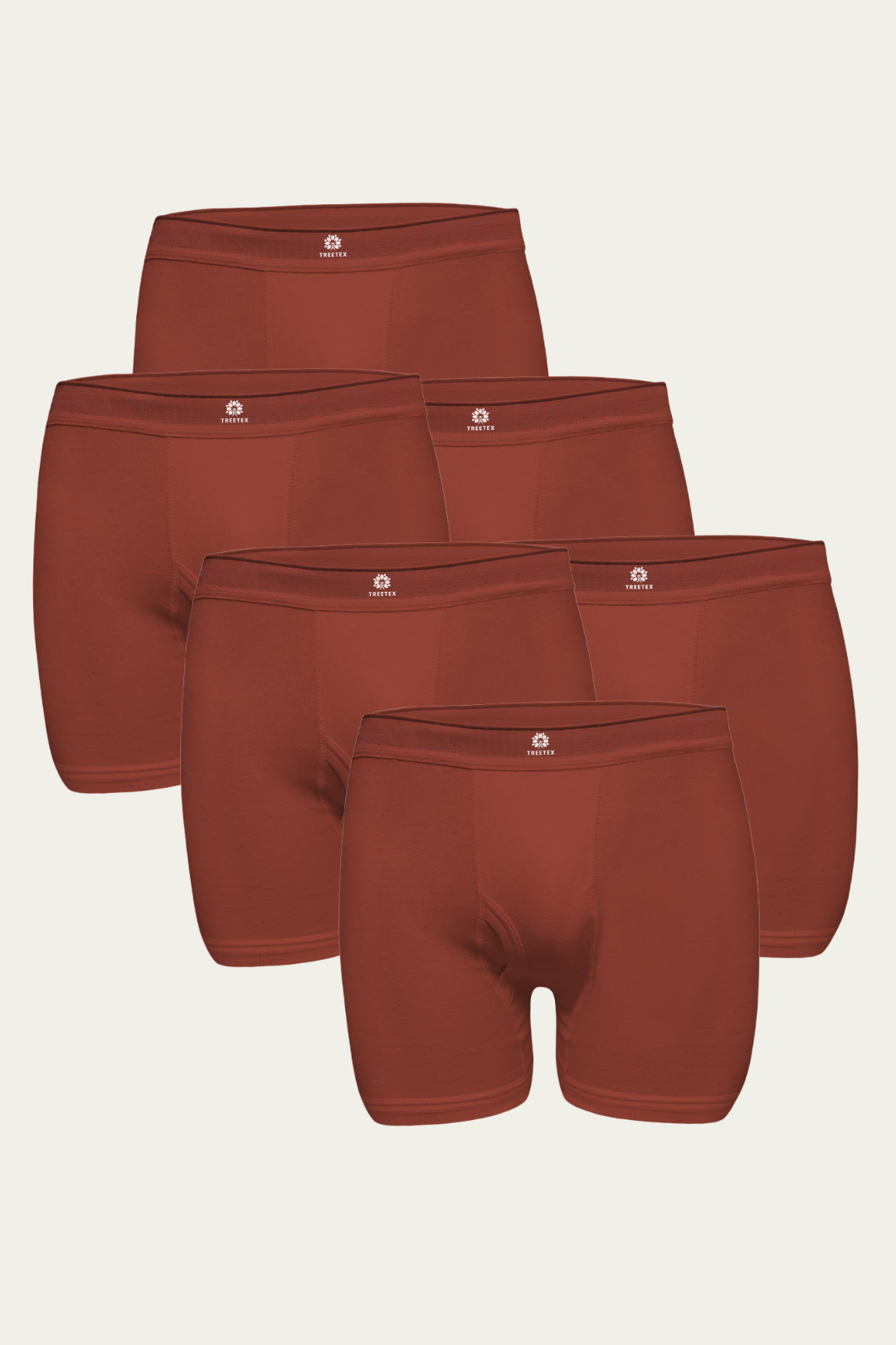 Men Interlock Boxershort Underwear (Pack of 6) - 3 Colors