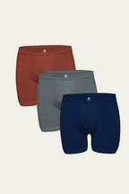 Men Interlock Boxershort Underwear (Pack of 3) - 3 Colors