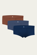 Men Ribbed Brief Underwear (Pack of 3) - 3 Colors